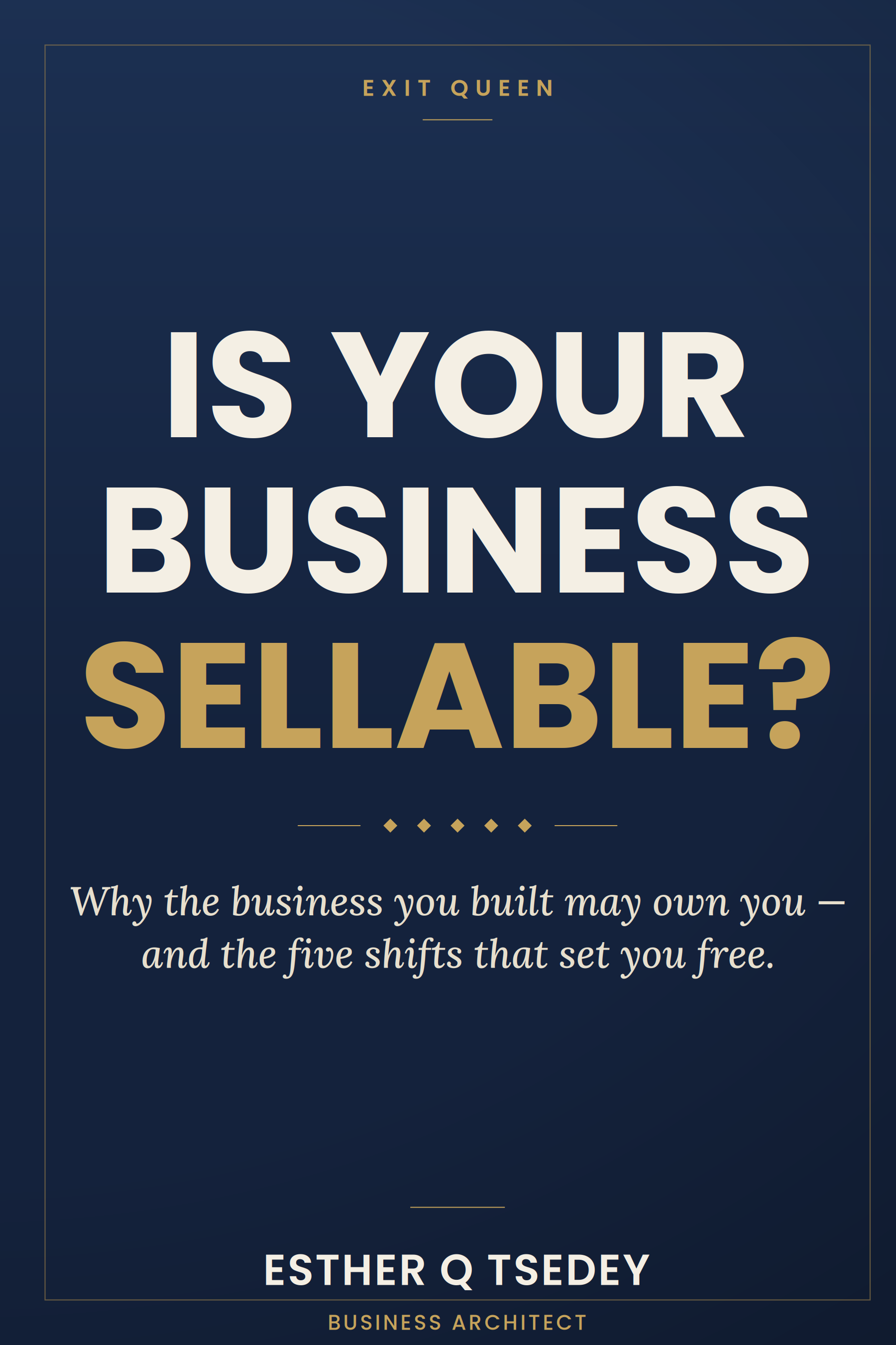 Cover of Is Your Business Sellable?